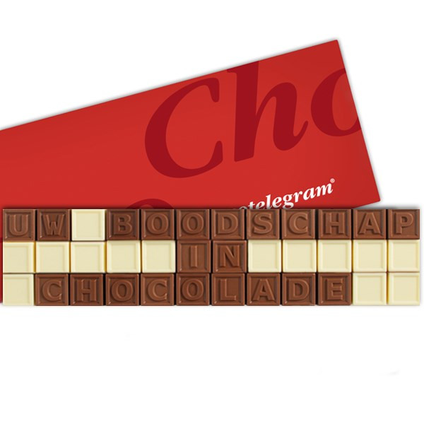 Chocotelegram® 36 in einer Geschenkverpackung