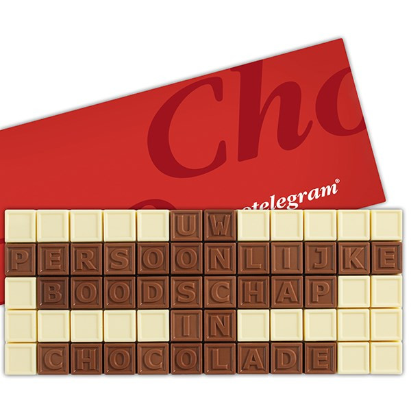 Chocotelegram® 60 in einer Geschenkverpackung