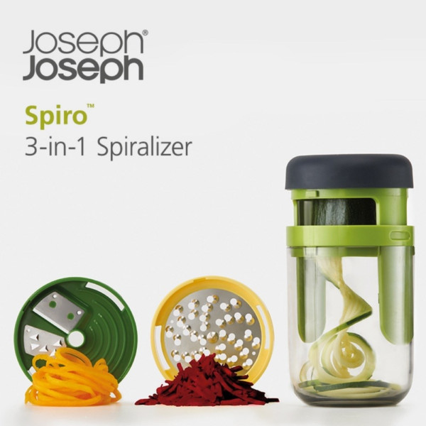 Joseph Joseph Spiro 3teiliger Hand Spiralschneider mehrfarbig