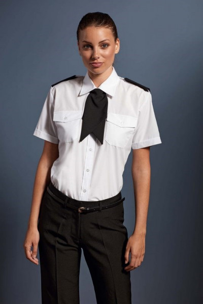 Premier Ladies' Short-Sleeved Pilot Shirt