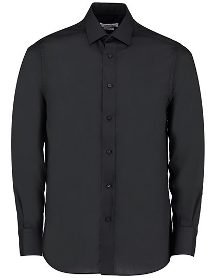 Kustom Kit - Men´s Tailored Fit Business Poplin Shirt Long Sleeve