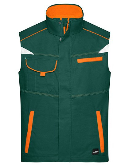 James&Nicholson - Workwear Vest - COLOR -