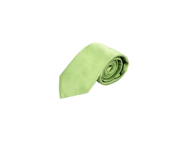 Krawatte für Herren aus 100% Seide - handgefertigt in Italien - 150 x 7 cm - hellgruen