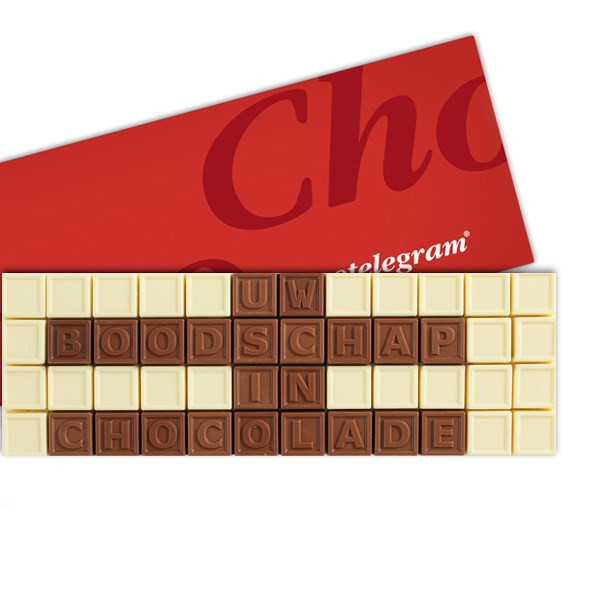 Chocotelegram® 48 in einer Geschenkverpackung