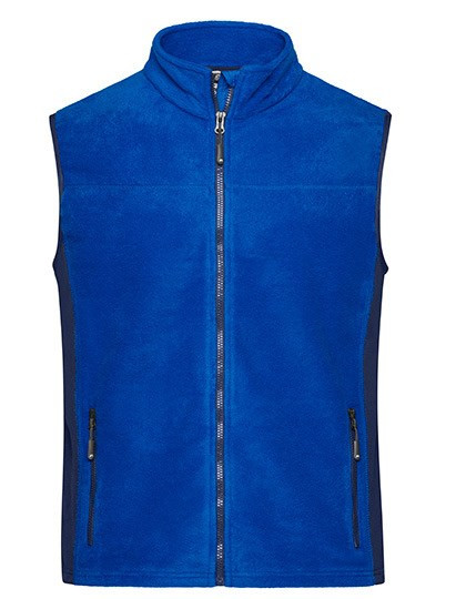 James&Nicholson - Men´s Workwear Fleece Vest - STRONG -
