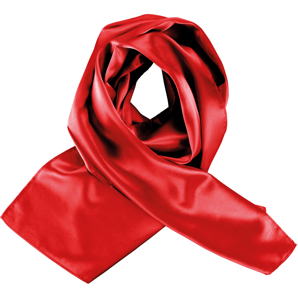 K861 - Satin HALSTUCH - Red