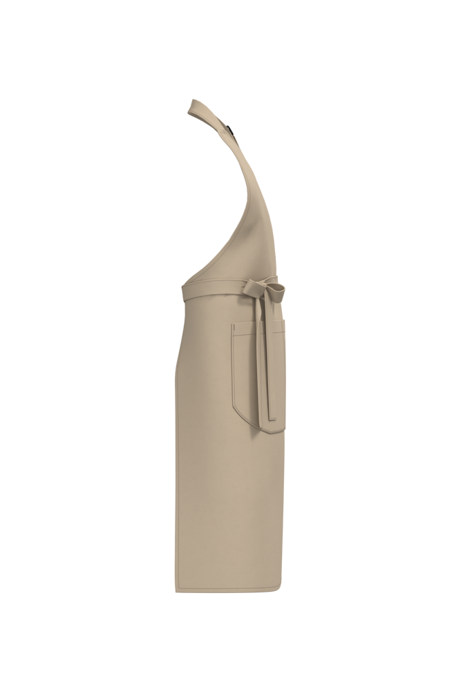 K8007 - Bio-Baumwolle Schürze mit Tasche