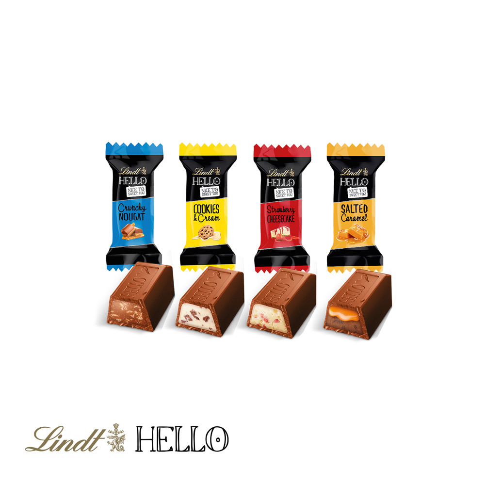 3D Präsent "Container" mit Lindt HELLO
