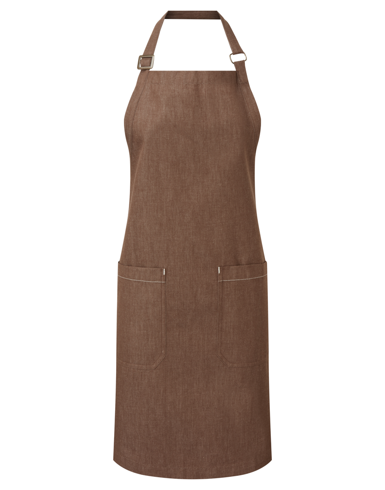 PR113 - Fairtrade-Schürze aus biologischem Denim - Brown Denim