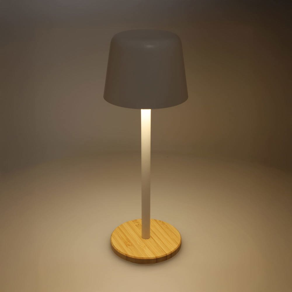 Solis Dimmbare Tischlampe mit Bambusfuß
