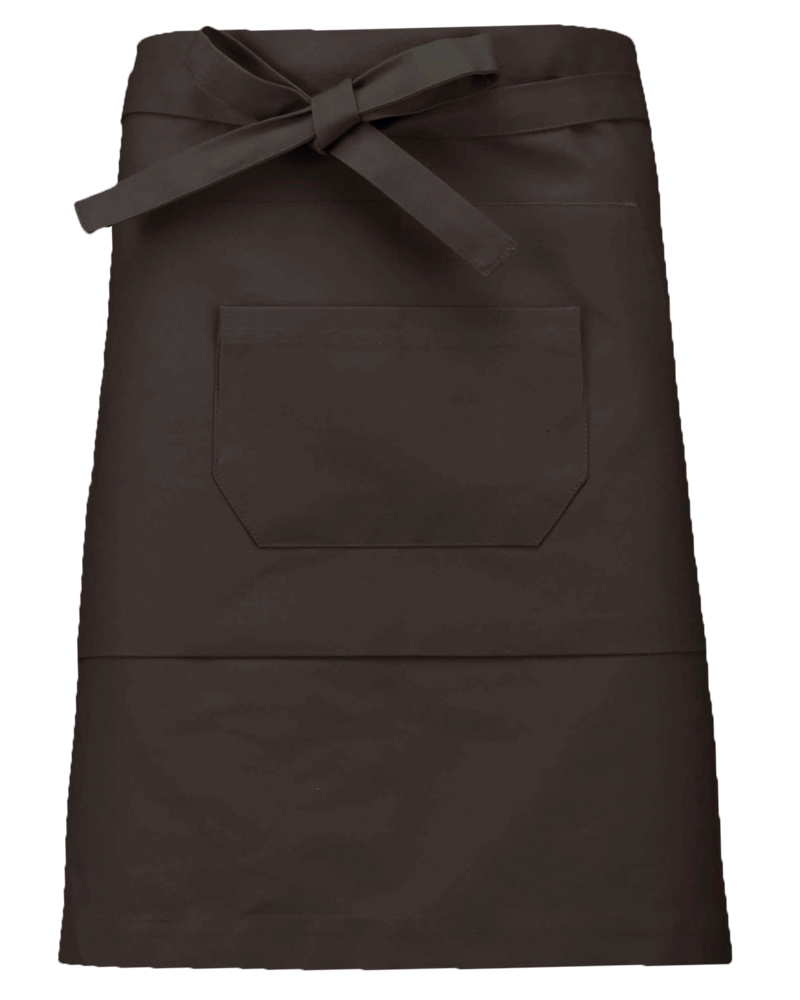 K898 - Mittellange Schürze - Chocolate