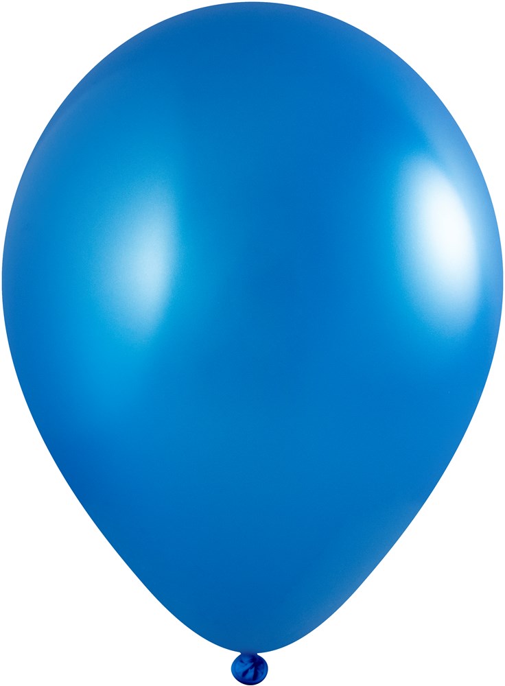 Bedruckte Ballons 85/95 cm - Ø 33 cm -11 inch - Dunkelblau Metallic (2450) (± PMS 300)