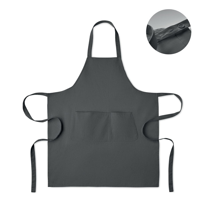 GAMMA - Küchenschürze Organic Cotton - Steingrau