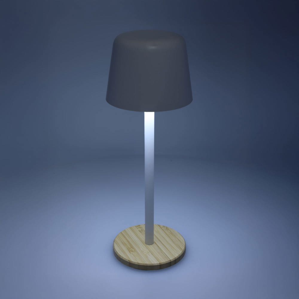 Solis Dimmbare Tischlampe mit Bambusfuß