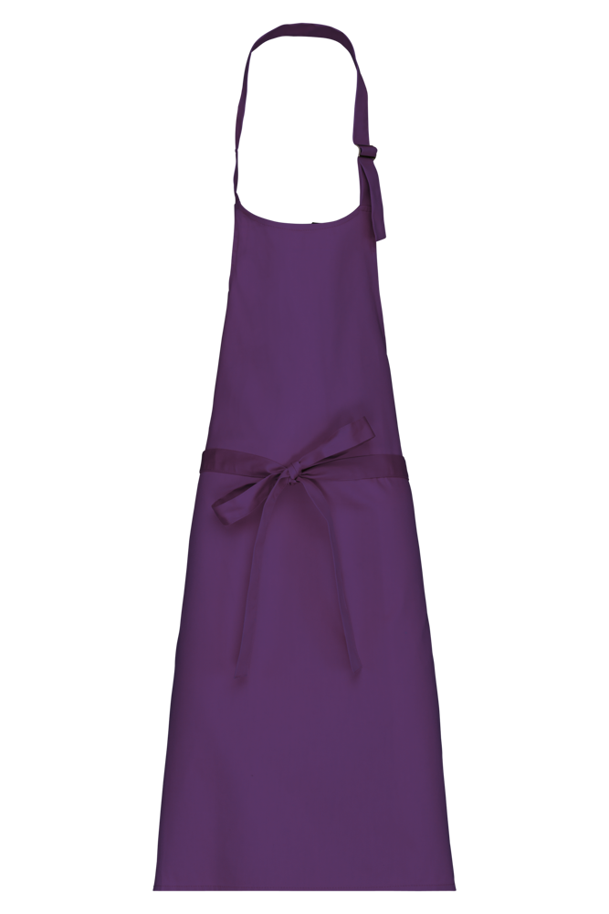 K895 - Baumwollschürze ohne Tasche - Purple