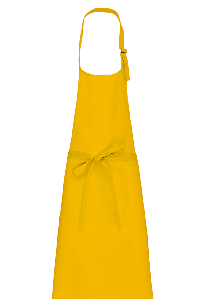 K895 - Baumwollschürze ohne Tasche - Yellow