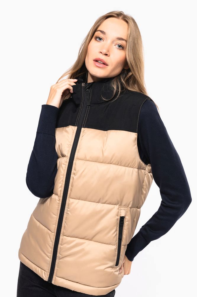 K6162 - Gesteppter Unisex-Bodywarmer in zwei Farbtönen