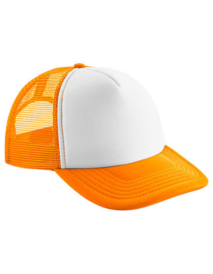 Beechfield - Junior Vintage Snapback Trucker - Orange, White