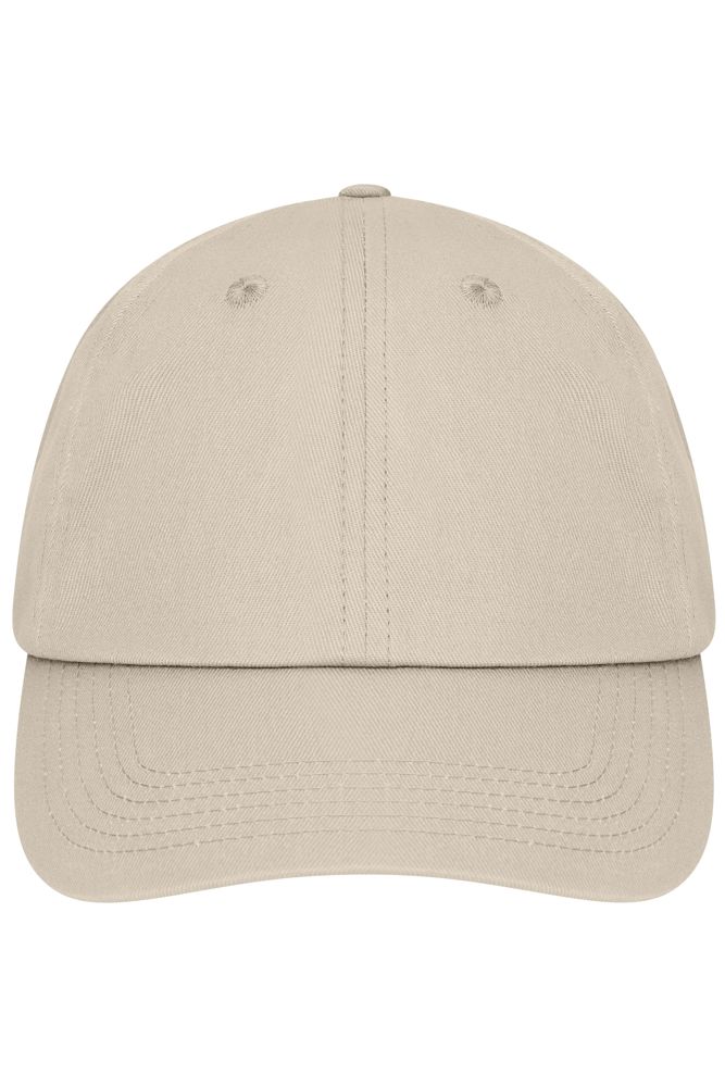 6 Panel Dad Cap Organic Cotton - Sandstone (ca. Pantone 406 C)