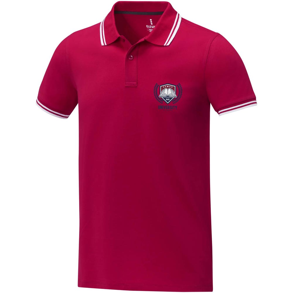 Amarago 200 g/m² Polo mit abgesetztem Rand für Herren
