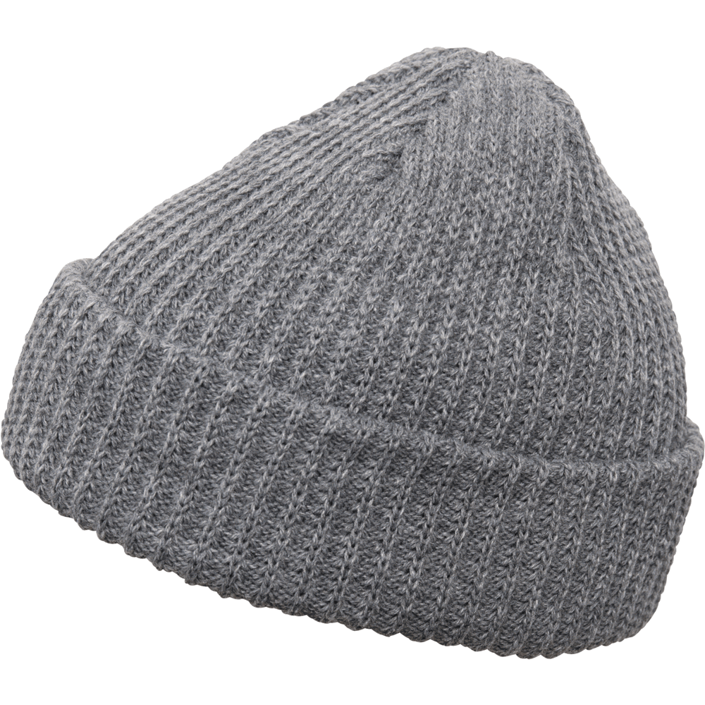 Rib Beanie - heathergrey