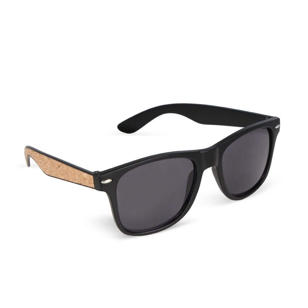 Justin RPC-Sonnenbrille mit Korkeinlage UV400 - schwarz