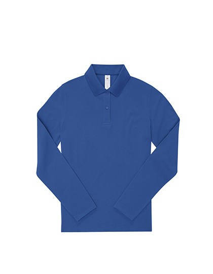 B&C BE INSPIRED - My Polo 210 Long Sleeve /Women - royal blue