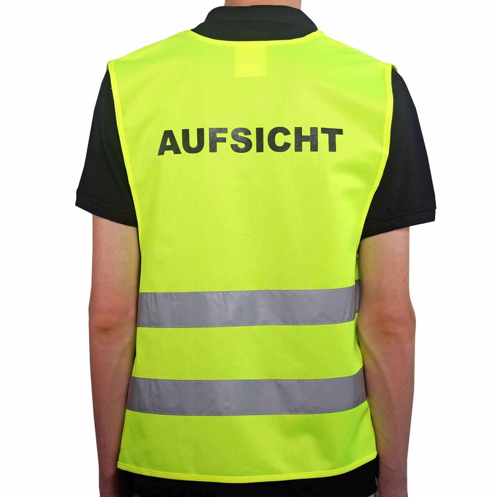 Allflash Qualitäts KFZ-Warnweste PREMIUM Aufsicht