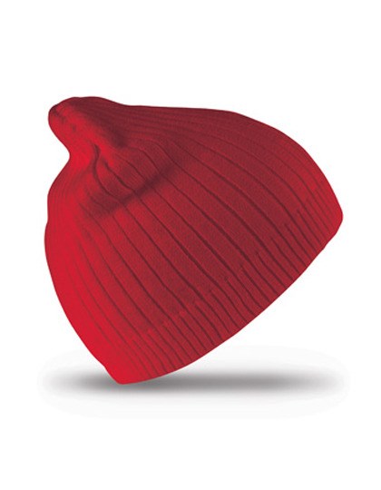 Result Winter Essentials - Cotton Knitted Beanie - Red