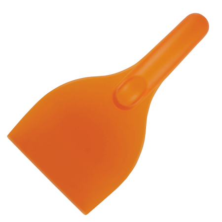 Eiskratzer breit - orange