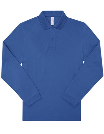 B&C BE INSPIRED - My Polo 210 Long Sleeve - royal blue