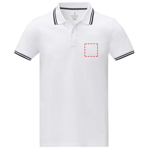 Amarago 200 g/m² Polo mit abgesetztem Rand für Herren