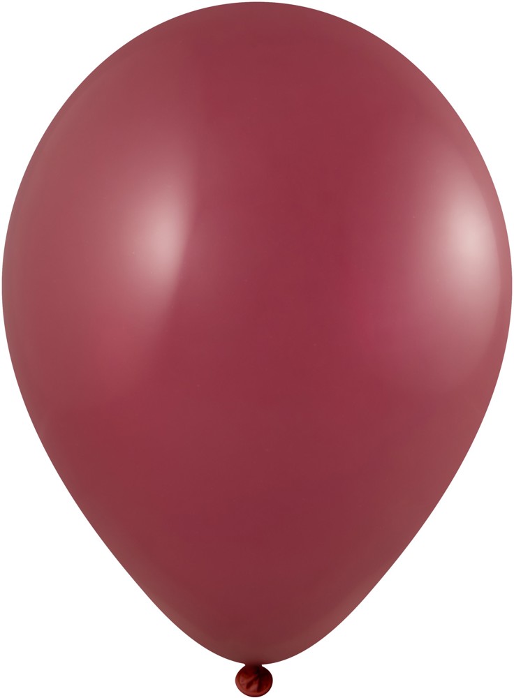 Luftballons mit Druck Qualityprint Ø 35 cm / Umfang 90-100 cm / 12 Inch, Licht blauw Metallic (2650), Metallic, 2 kleuren, 1 drukzijde - Burgund (1132)