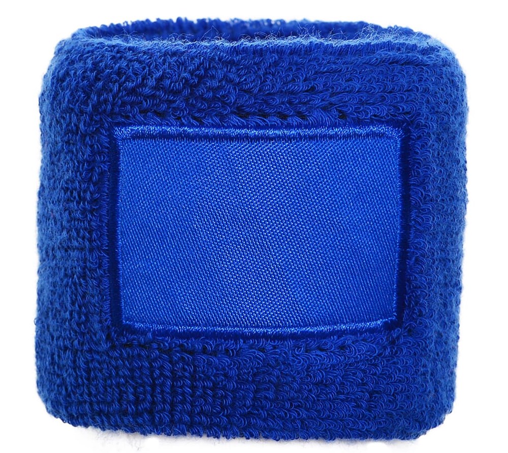 Nilton's Frottier Armschweißband mit Label - Kobaltblau (PMS 286c) / Koningsblau