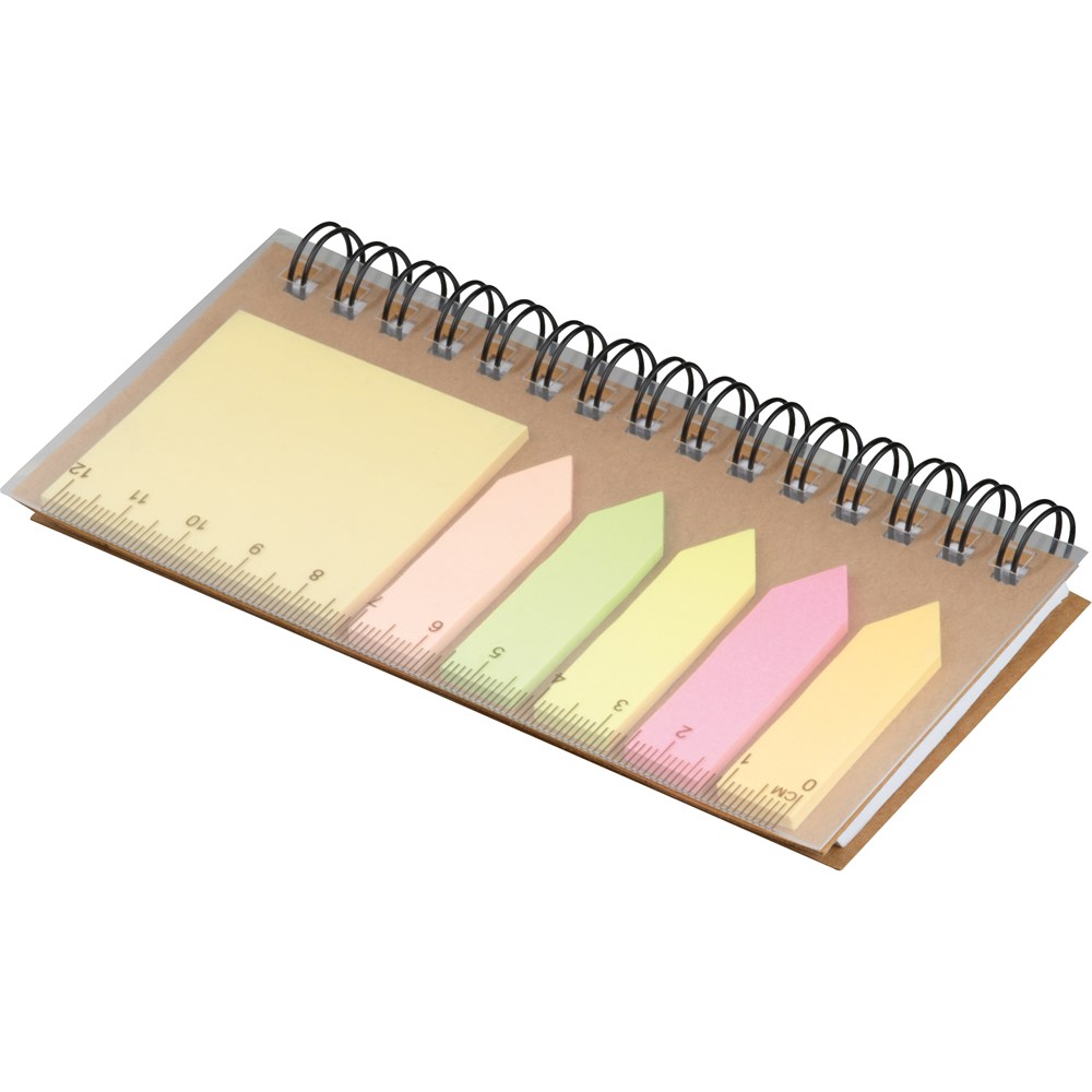 Haftnotiz Set mit Spiralblock ZOE