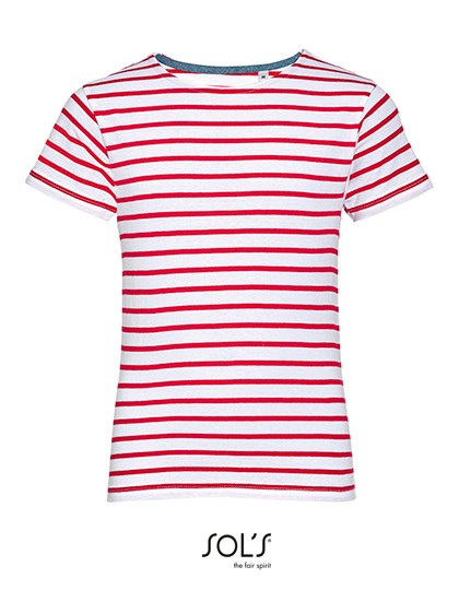 SOL´S - Kids´ Round Neck Striped T-Shirt Miles