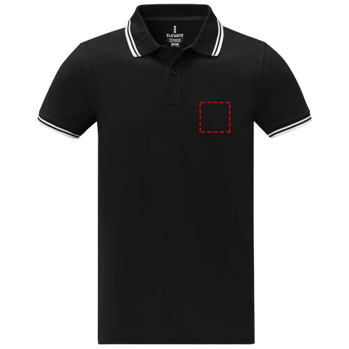 Amarago 200 g/m² Polo mit abgesetztem Rand für Herren