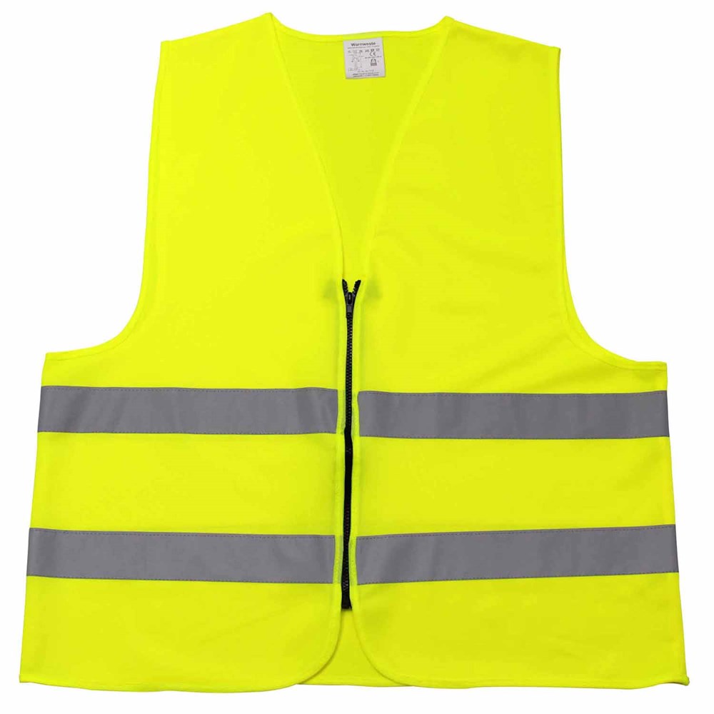 Allflash Warnweste ZIPPER LONG - gelb