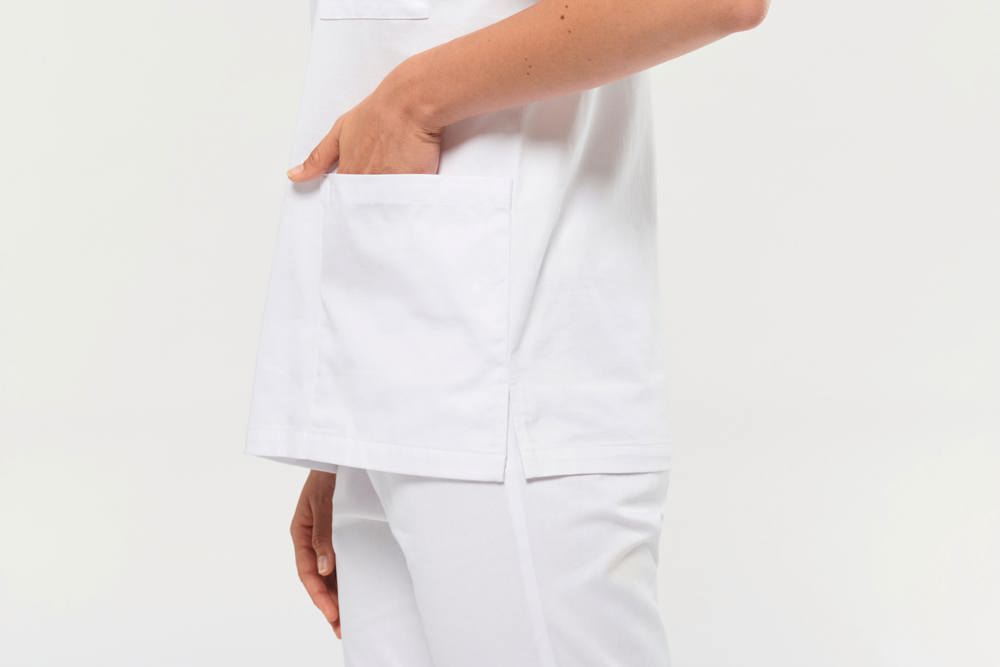WK504 - Kurzärmlige Unisex-Tunika aus Baumwolle