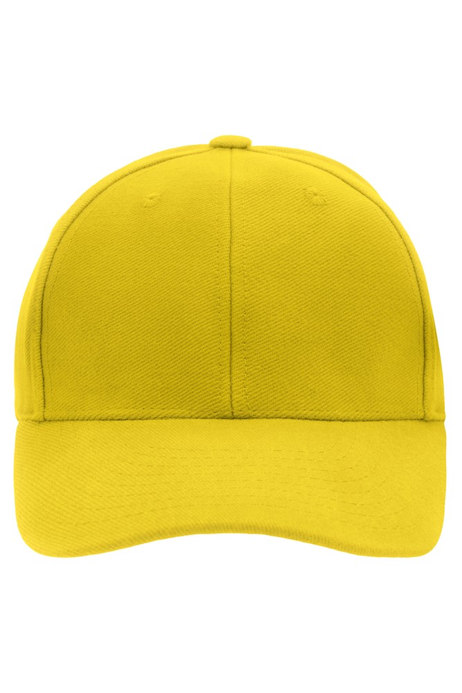 6 Panel Raver Cap Laminated - Sun-yellow (ca. Pantone 116C)