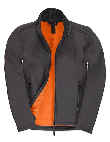 B&C COLLECTION - Women´s Jacket Softshell ID.701 - Dark Grey (Solid), Neon Orange