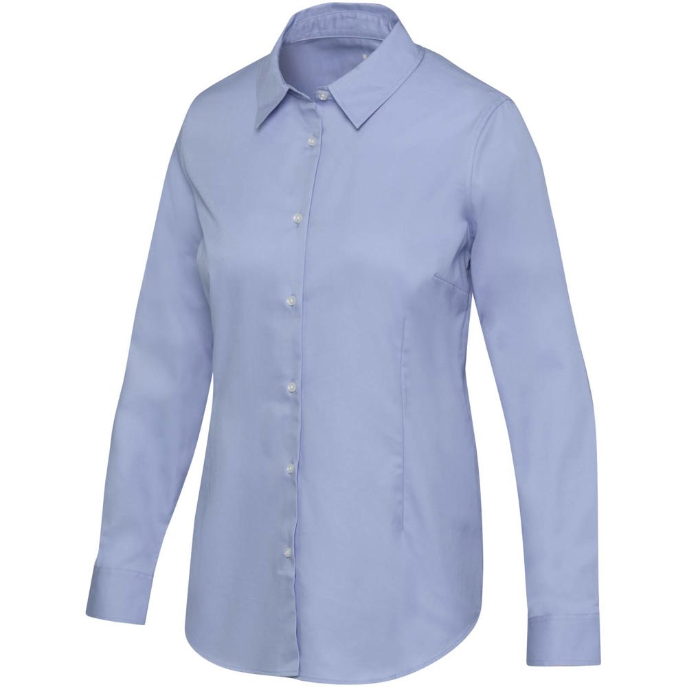 Citrine 185 g/m² Twill Bluse - hellblau