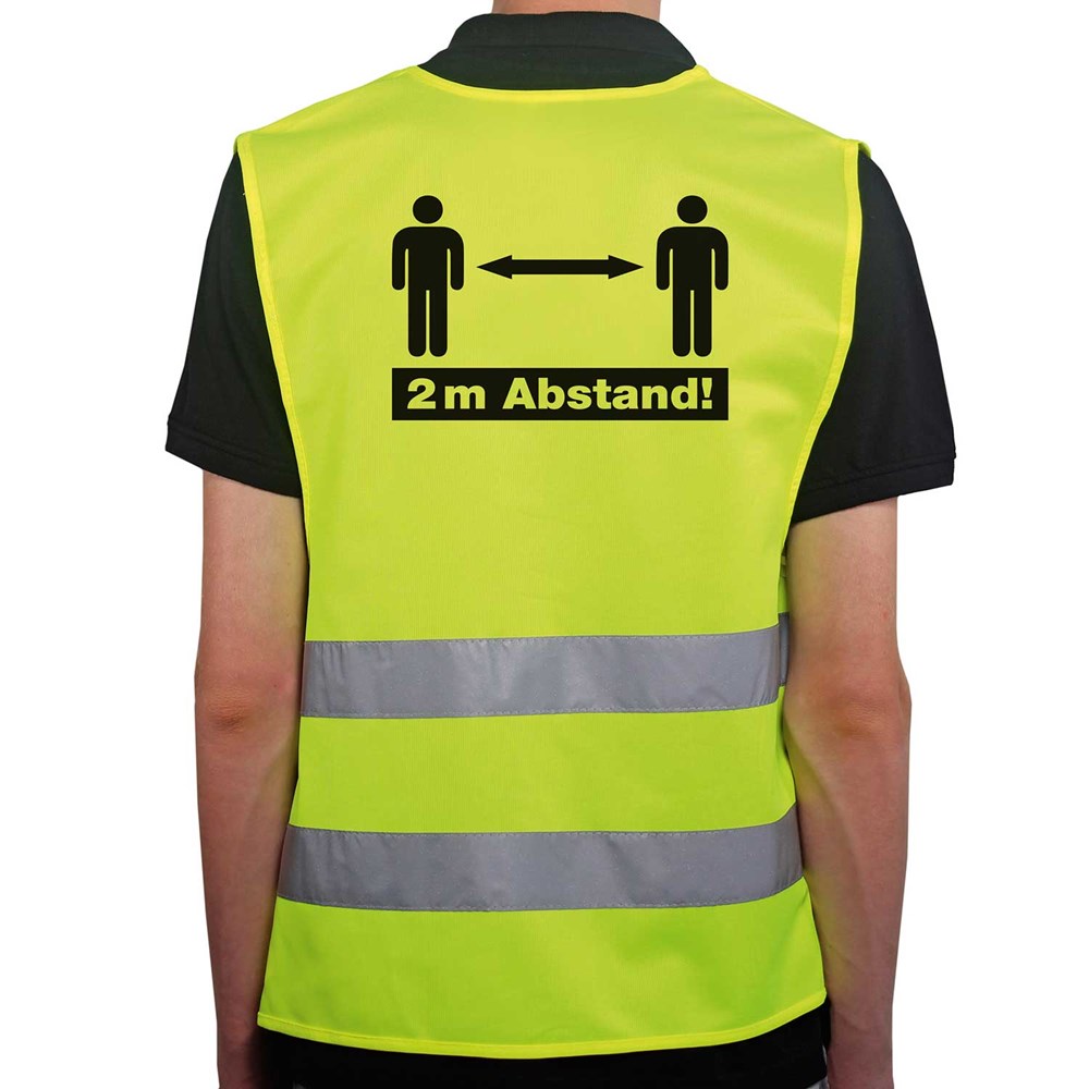 Allflash Warnweste 2 Meter Abstand