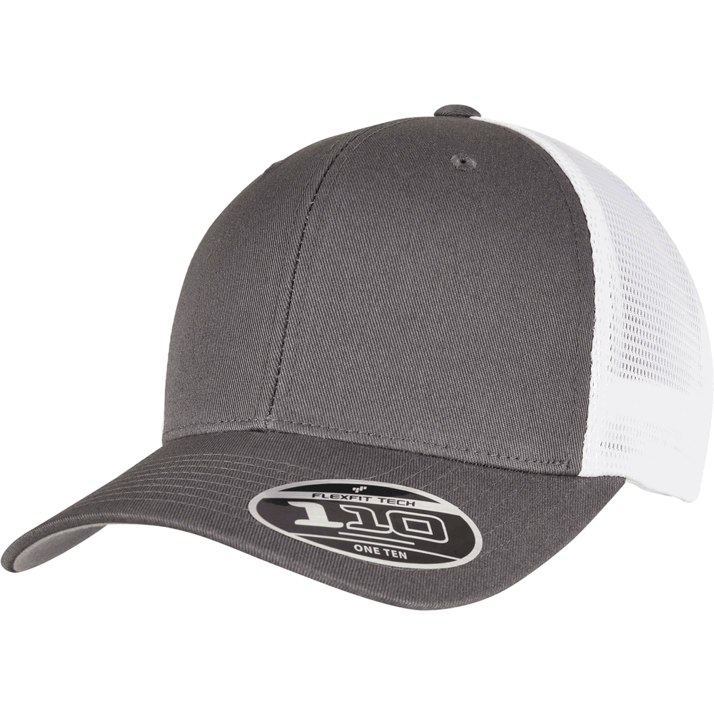 110 Mesh 2-Tone Cap - charcoal-white