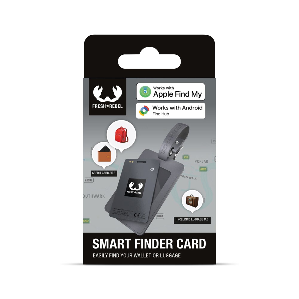 Fresh 'n Rebel Card Finder mit Gepäckanhänger für Apple und Google