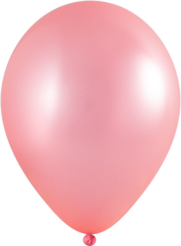 Bedruckte Ballons 85/95 cm - Ø 33 cm -11 inch - Rosa Metallic (2630) (± PMS 700)