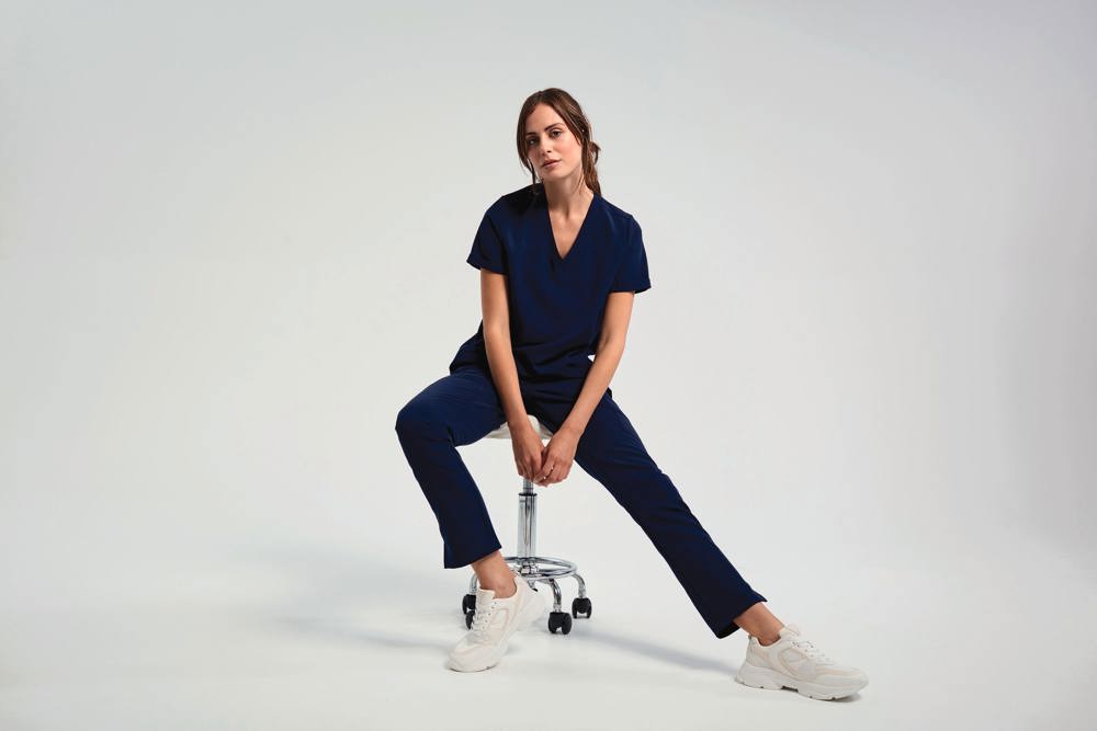 NN310 - Tunika mit Stretchanteil und kurzen Ärmeln, Damen