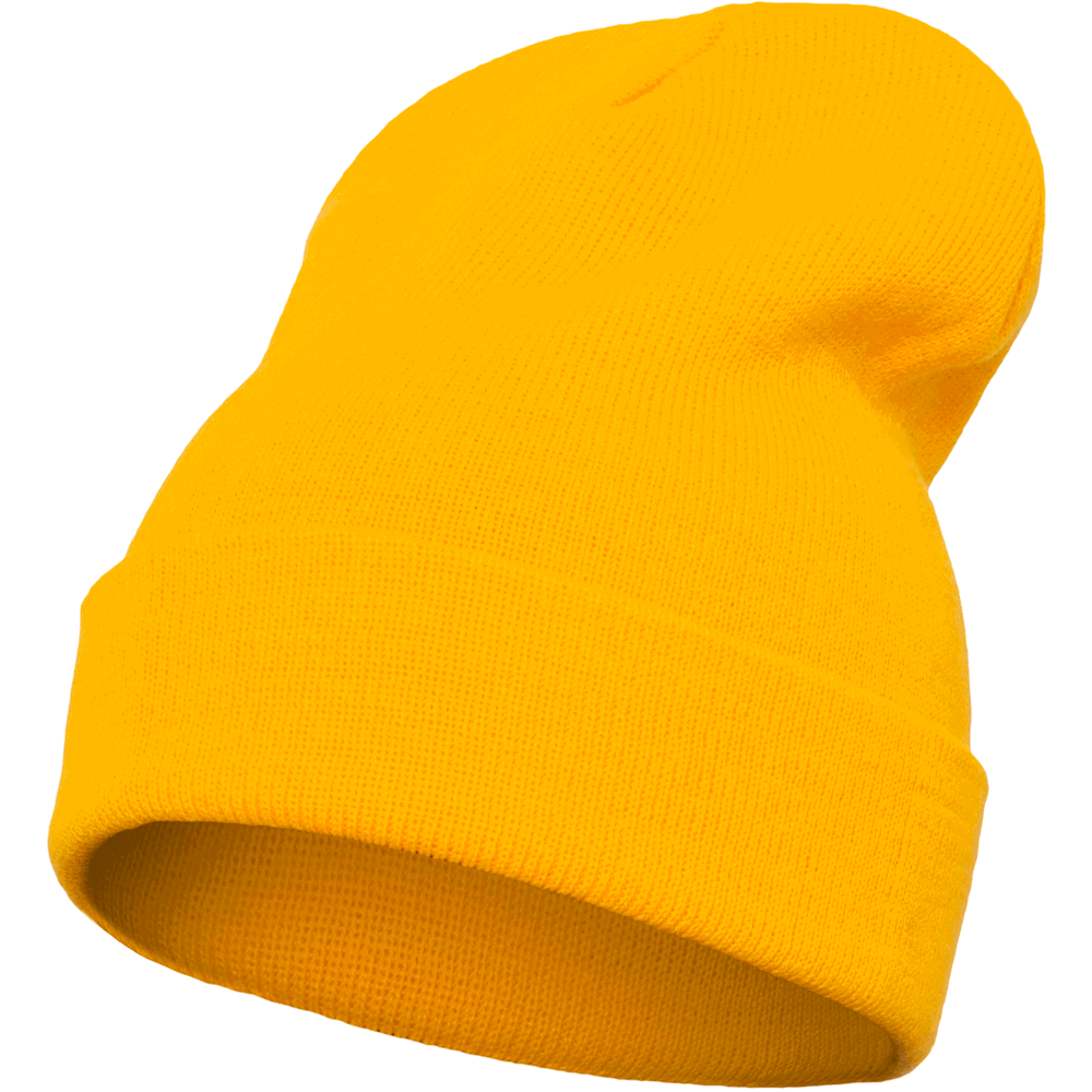 Heavyweight Long Beanie - gold