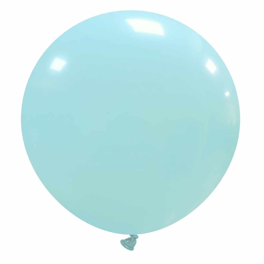 Bedruckte Riesenballons – Ø 150 cm / Umfang 470 cm / 59 Inch, Transparant (38), 450 cm omvang 150 cm Ø 60 inch, Pastel, 2 (2-zijdig gelijke bedrukking) - Hellblau (11)