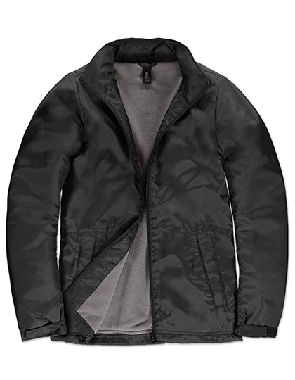 B&C COLLECTION - Women´s Jacket Multi-Active - Black, Warm Grey